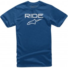 ALPINESTARS (CASUALS) 1038720007920L Ride 2.0 T-Shirt - Blue/White - Large 3030-16894