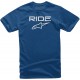 ALPINESTARS (CASUALS) 10387200079202X Ride 2.0 T-Shirt - Blue/ White - 2XL 3030-16896