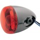 CHRIS PRODUCTS 8887R-BN TURN SIGNAL BK NKL W/RED 2020-0156