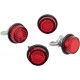 CHRIS PRODUCTS MINI REFLECTORS 4-RED CH4R