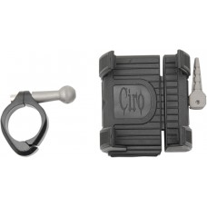 CIRO 50315 1-1/4" Perch Mount without Charger - Black 4402-0603