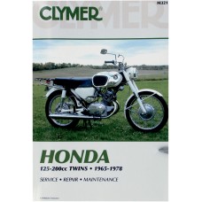 CLYMER Manual - Honda 125/200 Twins M321