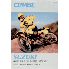 CLYMER Manual - Suzuki RM50-400 Twin Shock M371