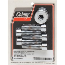 COLONY 2054-10 Rear Sprocket Allen Bolt & Washer Kit 2401-0121