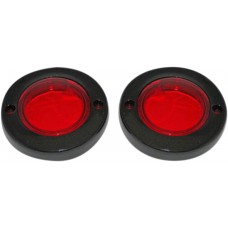 CUSTOM DYNAMICS PB-FLAT-BEZ-BR LENS RED FLAT GBLACK 2020-1584