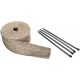 CYCLE PERFORMANCE PROD. CPP/9065BL Exhaust Wrap Kit - Multi-Tone - 2x25 1861-0987
