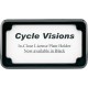 CYCLE VISIONS CV-4615B BEVELED LICENSE FRM BK 2030-0260