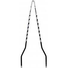 CYCLE VISIONS CV8042B SISSY BAR TWIST 30" BLK 1501-0509