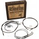 BURLY BRAND B30-1148 Black Vinyl Jail Bar Cable Kit For 14" Handlebars 0610-1921