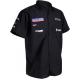 THROTTLE THREADS PSU32S24BK5R Parts Unlimited Shop Shirt - Black - 5XL 3040-2576
