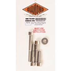 DIAMOND ENGINEERING DE5284SCHP Individual Front Caliper & Mounting Bolt Kit 2401-0830