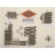 DIAMOND ENGINEERING DE6518H Polished Stainless Engine Fastener Kit - OE - '07-'17 ST (Excl FXSB, FXCW, FXSTSSE'09) 2401-0265