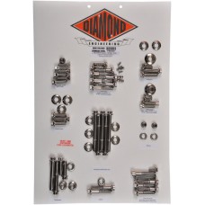 DIAMOND ENGINEERING PB643S Custom Transformation II Fastener Kit - 12 Point - '17 Touring 2401-1181