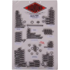 DIAMOND ENGINEERING PB664S Custom Transformation Fastener Kit - OE - '99-'05 FXD 2401-1063