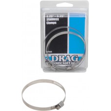 DRAG SPECIALTIES 114-6244 CLAMPS SS 2.25"-3.25"DIA 1861-0673