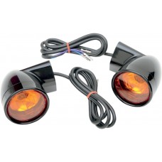 DRAG SPECIALTIES 12-0224B-2 LIGHTS T/S BULLET BLK FLT 2020-0567