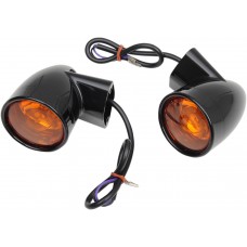 DRAG SPECIALTIES 12-0224GBR-2 LIGHTS T/S BUL BLK RR FLT 2020-0602