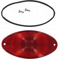 DRAG SPECIALTIES 160664 LENS, CATEYE RED 2010-0222