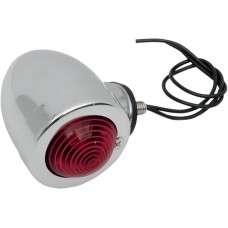 DRAG SPECIALTIES 162051-BC207 Bullet Light with Mount - Dual Filament - Red Lens DS-280070