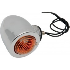 DRAG SPECIALTIES 162052-BC207 Bullet Light with Mount - Dual Filament - Amber Lens DS-280069