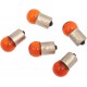 DRAG SPECIALTIES 20-6589AB-BC202 10W AMBER BULBS 5-PK DS-282002