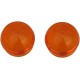 DRAG SPECIALTIES 20-6589AL-HC3 Replacement Amber Lens - DDS282040/1 DS-282045