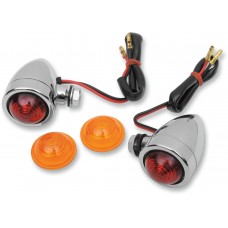 DRAG SPECIALTIES 20-6592H LIGHT MINI-BULLET AMB/RED 2040-0532