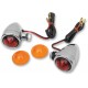 DRAG SPECIALTIES 20-6592H LIGHT MINI-BULLET AMB/RED 2040-0532