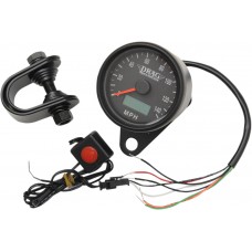 DRAG SPECIALTIES 21-6893BDSNU SPEEDO BLK 2.4" PROG BLK 2210-0257