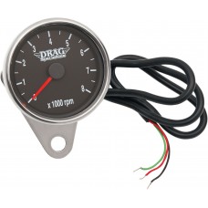 DRAG SPECIALTIES 21-6894DS TACHOMETER,BLK FACE 2211-0031