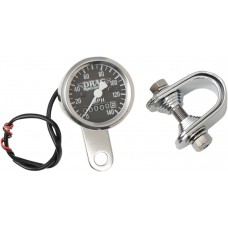 DRAG SPECIALTIES 21-6961DS-BX15A Speedometer - Black - 2-1 - 1-7/8" 7805-6843