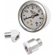 DRAG SPECIALTIES 244114-BX14 Oil Gauge Kit - White BT - '70-'84 DS-244114