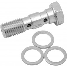 DRAG SPECIALTIES 31170 Banjo Bolt -10mm x 1.25 - Double 1742-0117