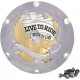 DRAG SPECIALTIES 33-0067CGA Gold Live to Ride Derby Cover 1107-0630