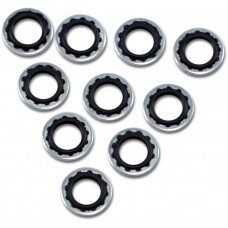 DRAG SPECIALTIES 348014HC-3 Banjo Washers - 3/8"/10mm DS-097014