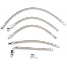 DRAG SPECIALTIES 606004 SS OIL LINE KIT 91-94 FXR 0711-0038