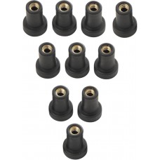 DRAG SPECIALTIES 62307H3 NUT WELL (8098)10-24 10PK 2404-0544