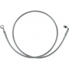 DRAG SPECIALTIES 640113 Front Brake Line FXD 95-99 Clear-Coated Stainless Steel 1204-2738