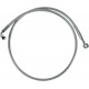 DRAG SPECIALTIES 640310 Front Brake Line XL/H 88-03 Clear-Coated Stainless Steel 1204-2753