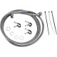 DRAG SPECIALTIES 660214-10 10" Brake Line - Front - Stainless Steel - 00-07FLST 1741-2653