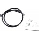 DRAG SPECIALTIES 660310-BLK Front Brake Line XL-C 04-13 Black 1741-2532