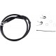 DRAG SPECIALTIES 660313-BLK Front Brake Line XL883 04-10 Black 1741-2526