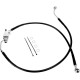 DRAG SPECIALTIES 660320-BLK Rear Brake Line XL 04-13 Black 1741-2961