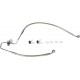 DRAG SPECIALTIES 660320 Rear Brake Line XL 04-13 Clear-Coated Stainless Steel 1741-0876