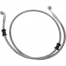 DRAG SPECIALTIES 660330 Front Brake Line FXDC 08-14 Stainless Steel 1741-2912