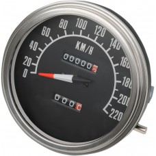 DRAG SPECIALTIES 72761KMX SPEEDO 2:1 68-84FACE KM/H 2210-0346