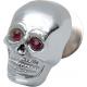 DRAG SPECIALTIES 74401R-HC3 SM CHR SKULL W/RED EYE DS-190485