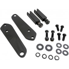 DRAG SPECIALTIES 75416BS4 MOUNT HWY PEGS BLK FXD 1624-0280