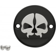 DRAG SPECIALTIES 78102BB2 COVER PTS SP SKULL BLK M8 0940-1744