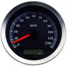 DRAG SPECIALTIES 83100B SPEEDOMETER BLK MPH XL 2210-0458